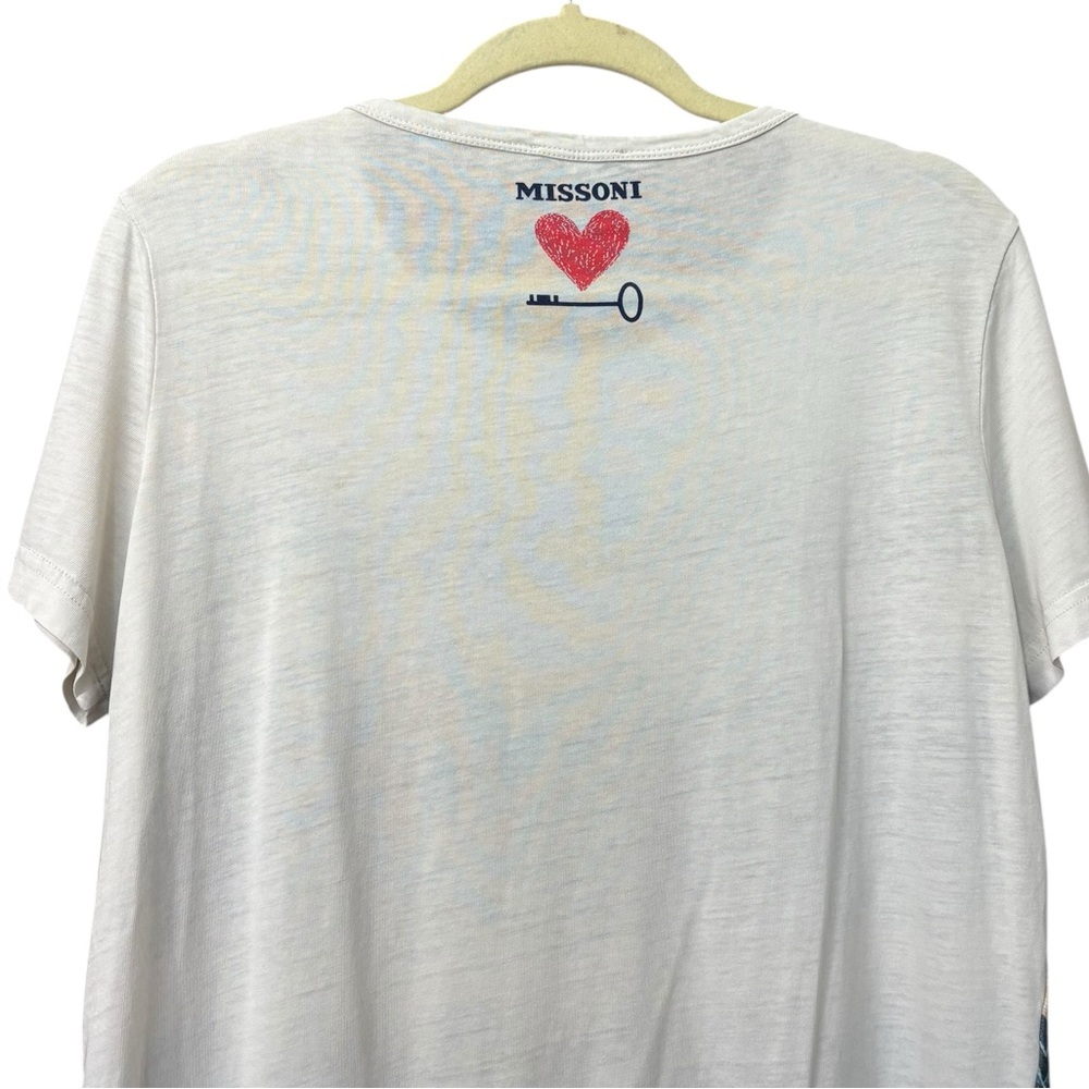 Missoni Key To The Cure Tee In White Size Medium - Picture 2 of 8